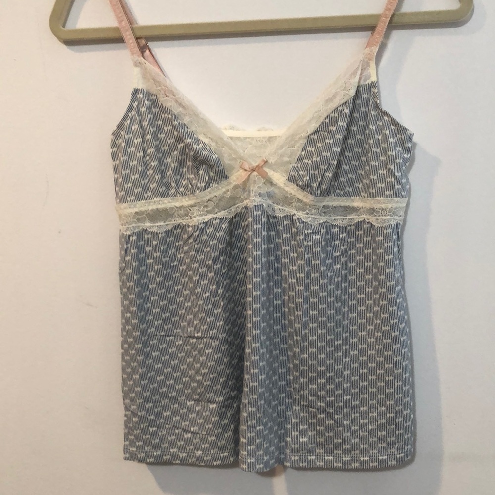 Eberjey lace trimmed camisole
